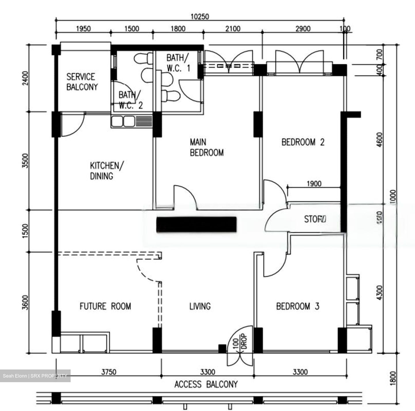 Blk 20 Queen's Close (Queenstown), HDB 3 Rooms #446789771